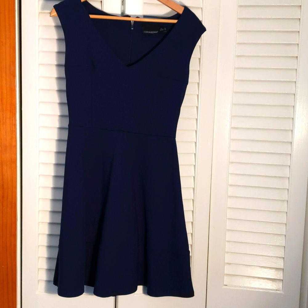 Cynthia Rowley Navy Blue Dress